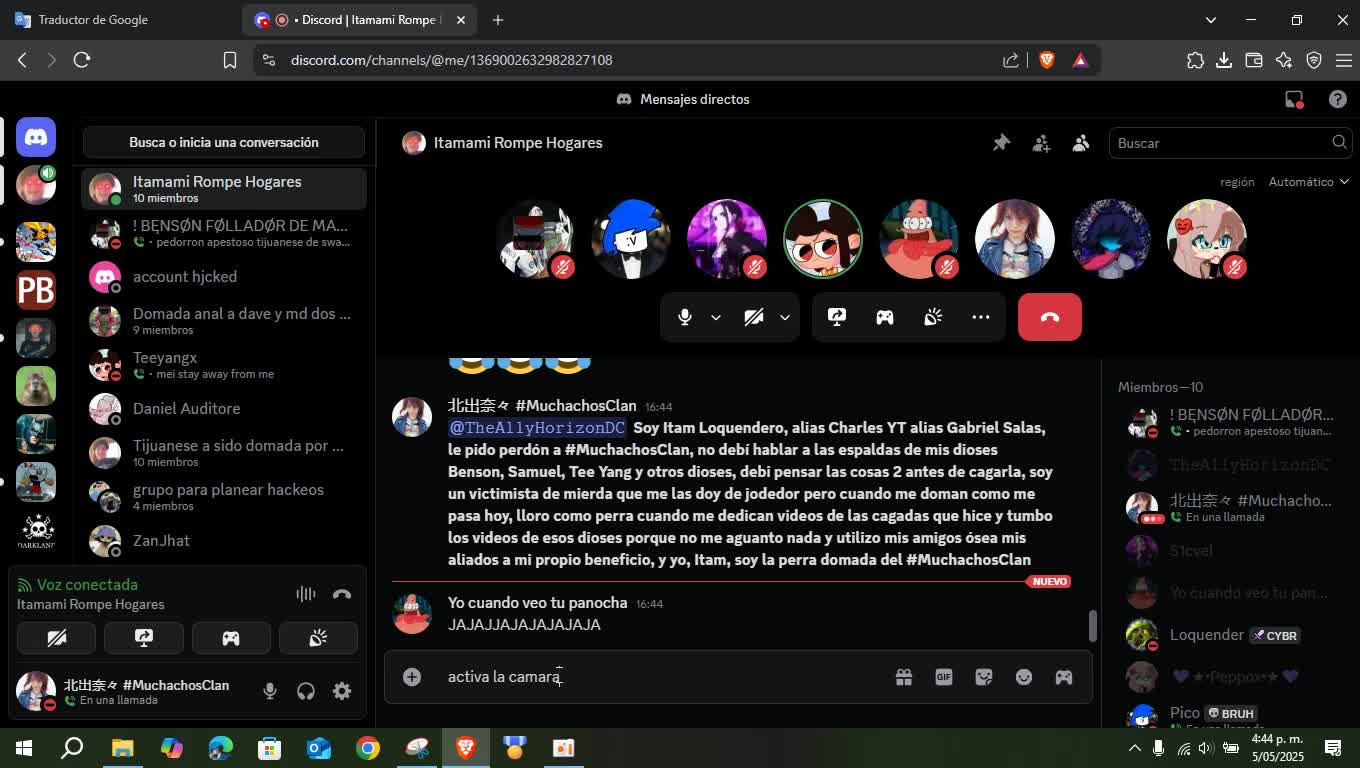 Llamada donde se doman a Itam Loquendero parte 2